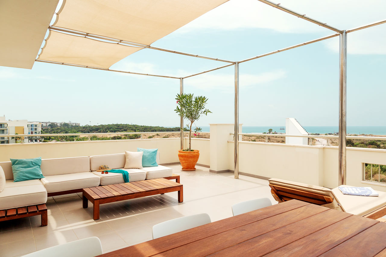 Royal Rooftop Suite med stor tagterrasse