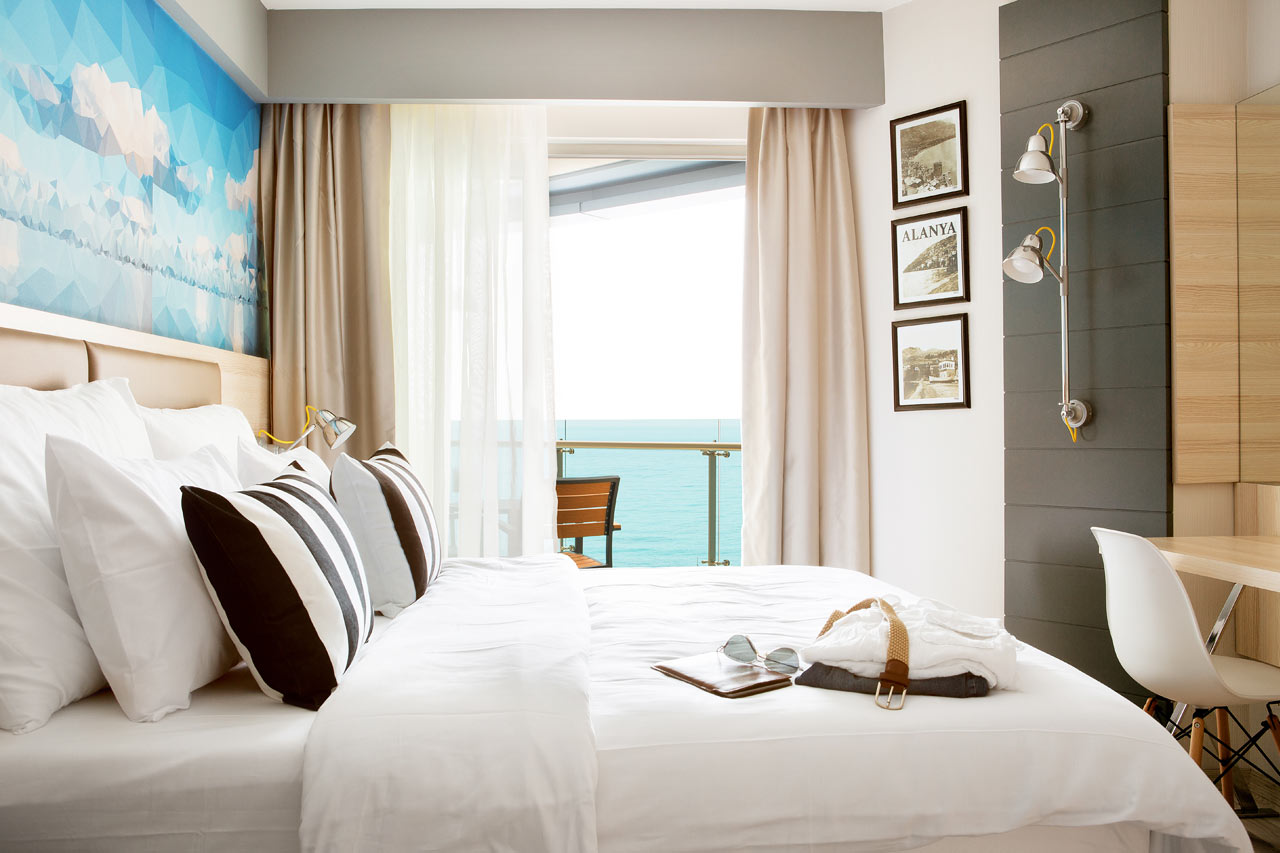 Classic Room med balkon og havudsigt
