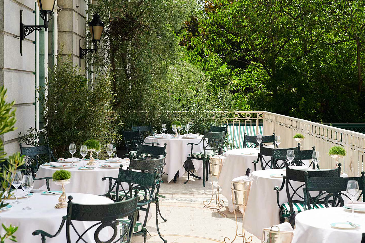 Terrasse på The Ritz London