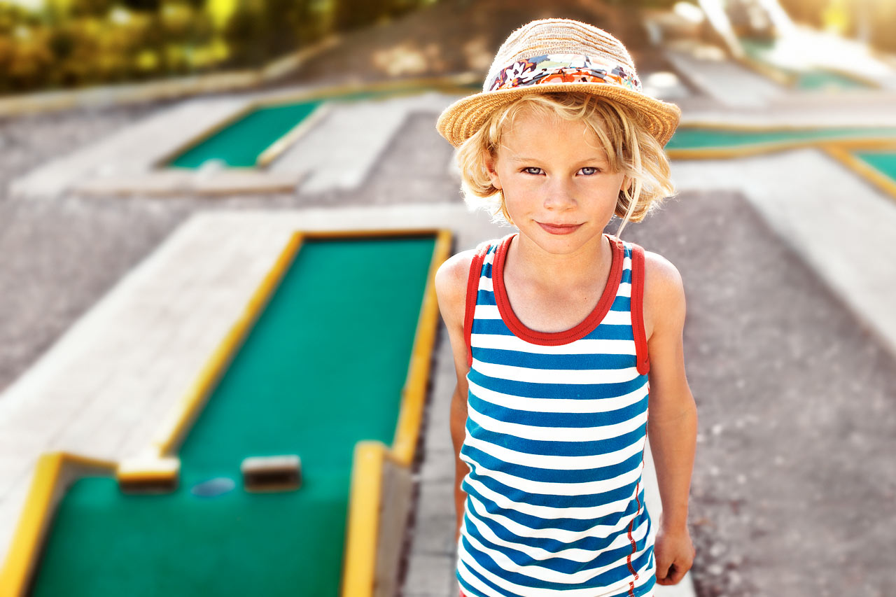Hotellets minigolfbane