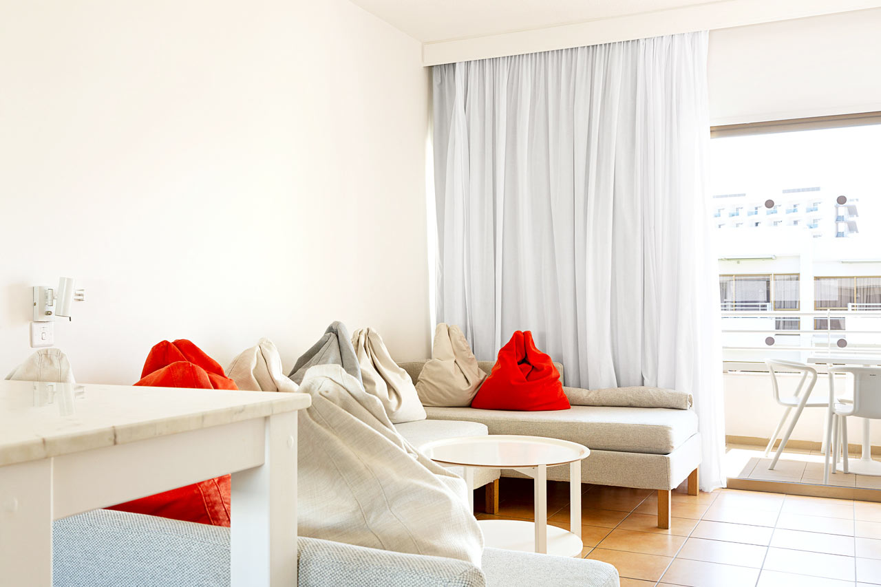 2-værelses Family-lejlighed med balkon mod omgivelserne
