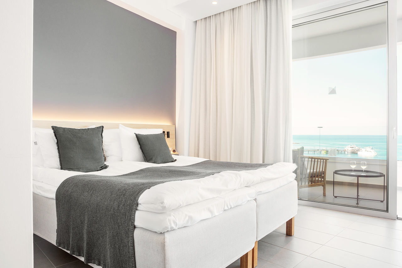 Dobbeltværelse Classic Room med balkon med havudsigt