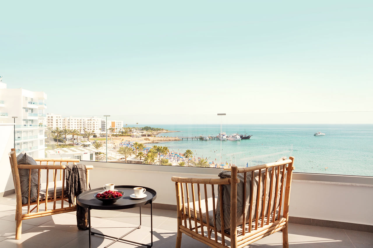 Dobbeltværelse Classic Room med balkon med havudsigt