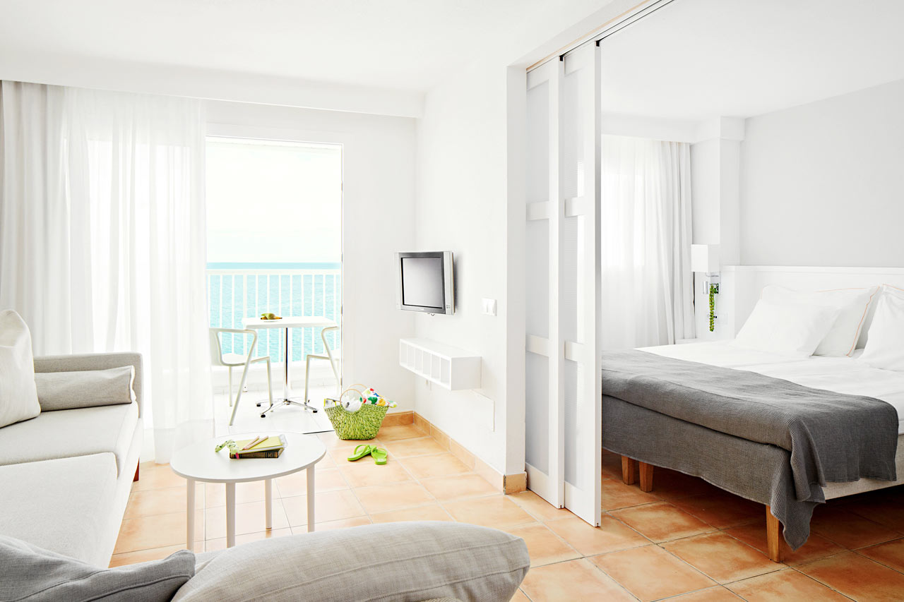 2-værelses Family-lejlighed med balkon med havudsigt