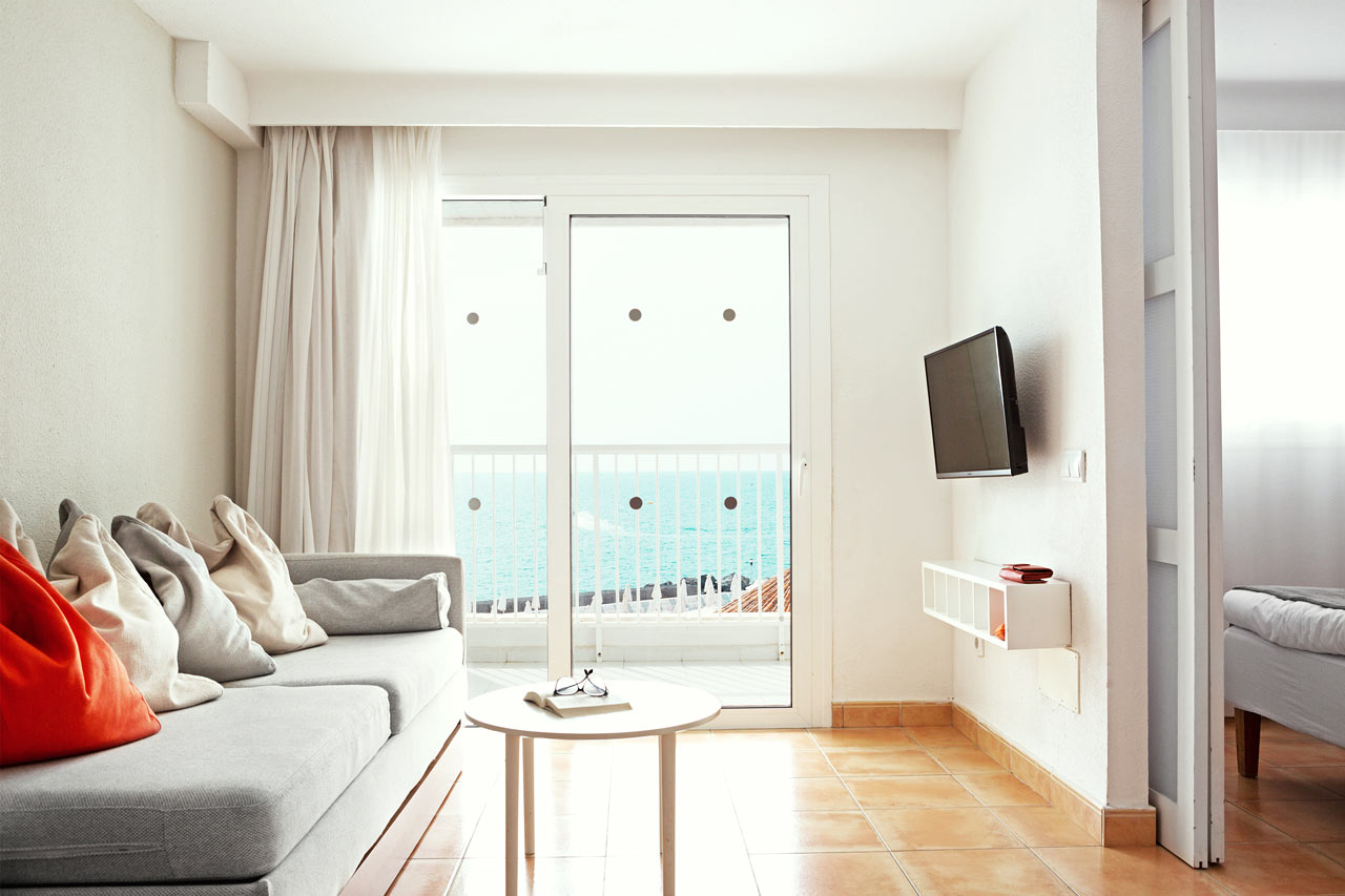 Handicapvenlig 2-værelses Family-lejlighed med balkon med havudsigt