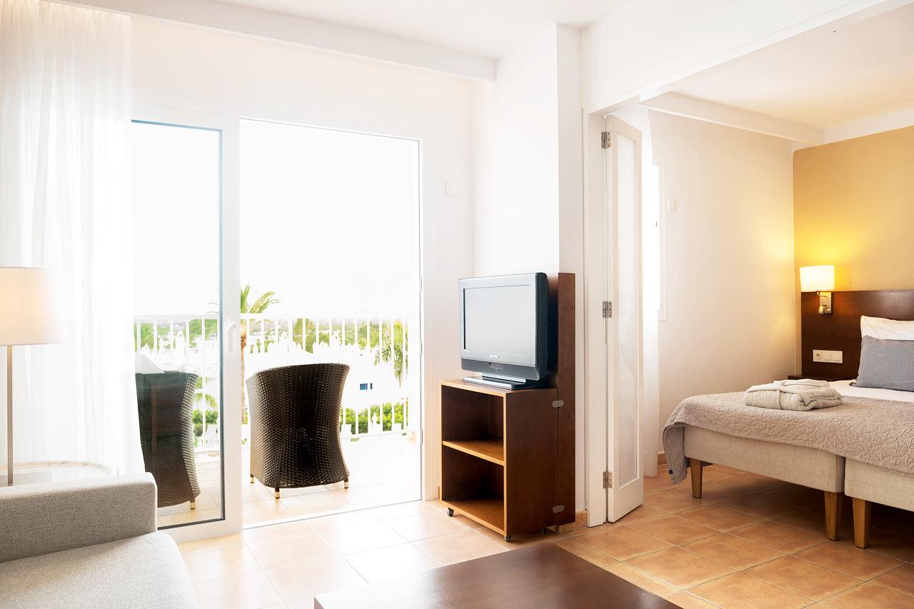 Junior Suite med balkon mod Maspalomas