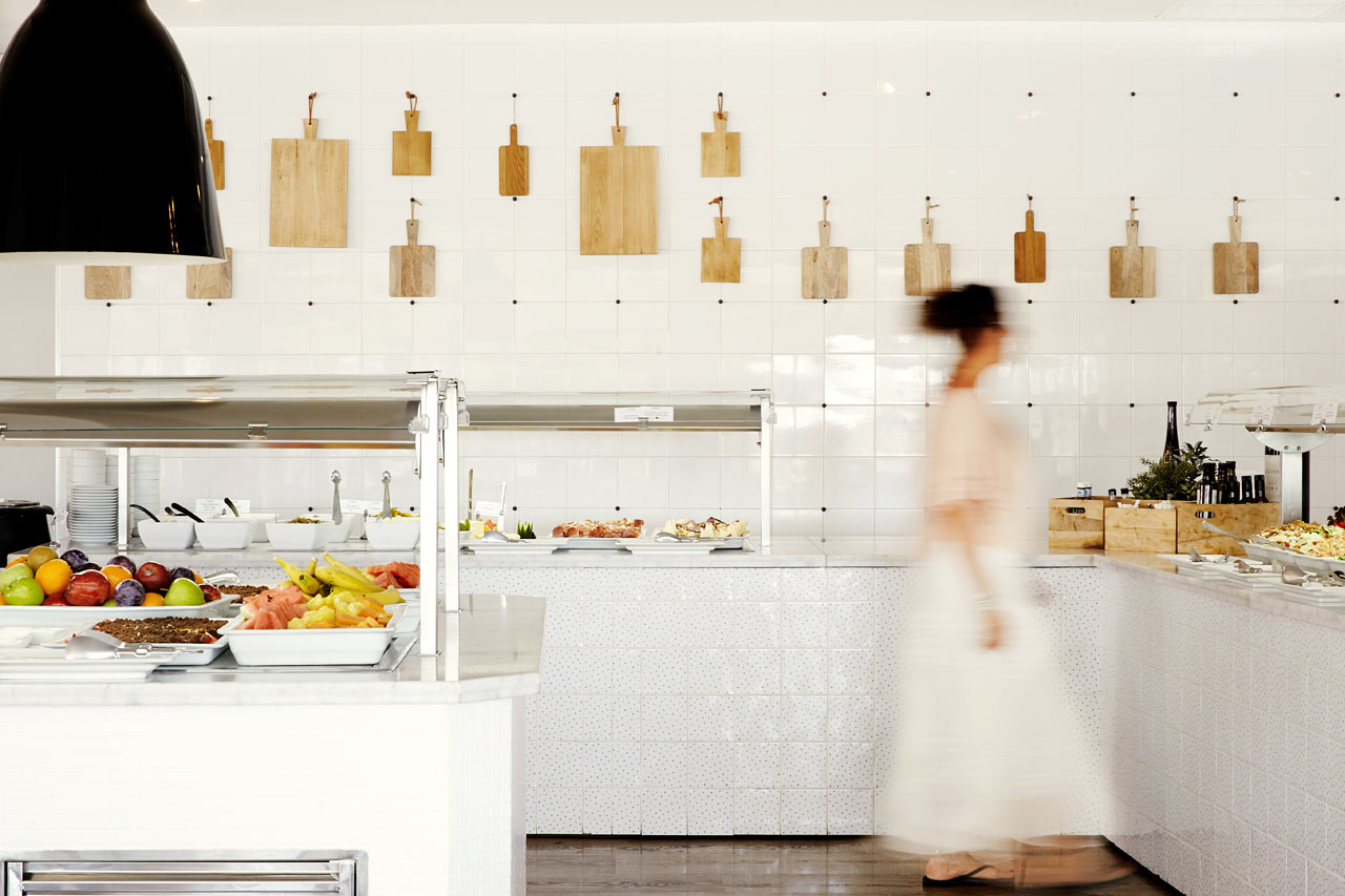 Hotellets buffetrestaurant