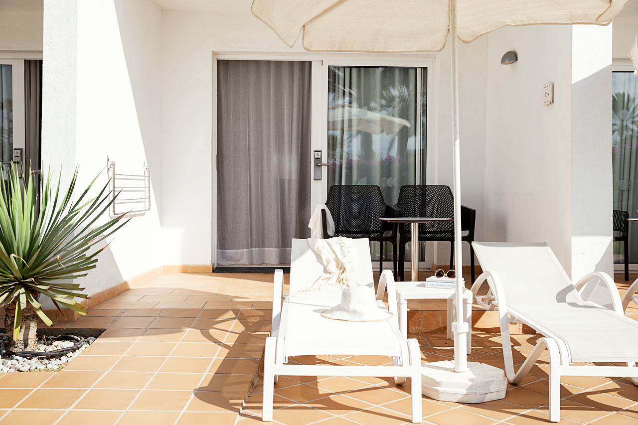 Handicapvenlig Classic Suite med terrasse mod haven