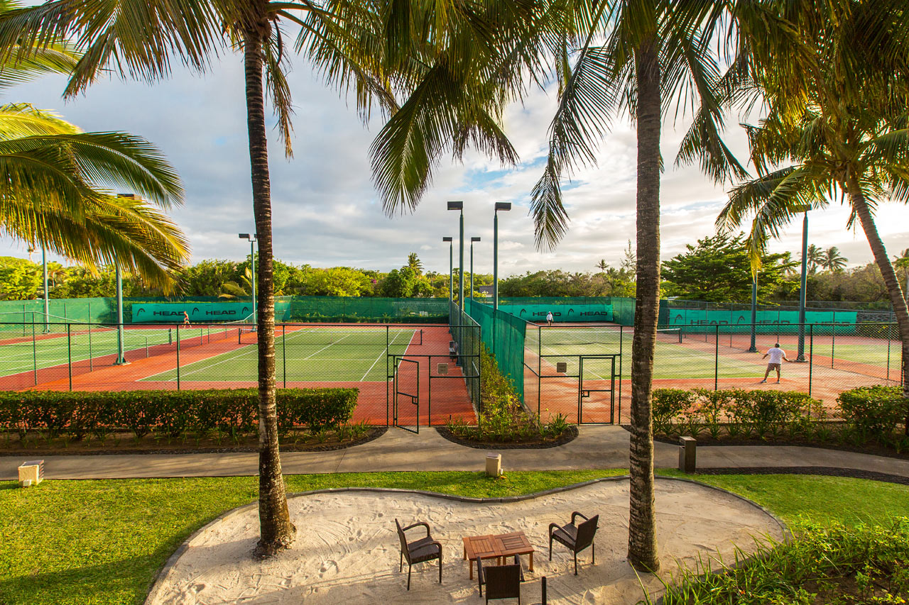 Hotellets tennisbaner