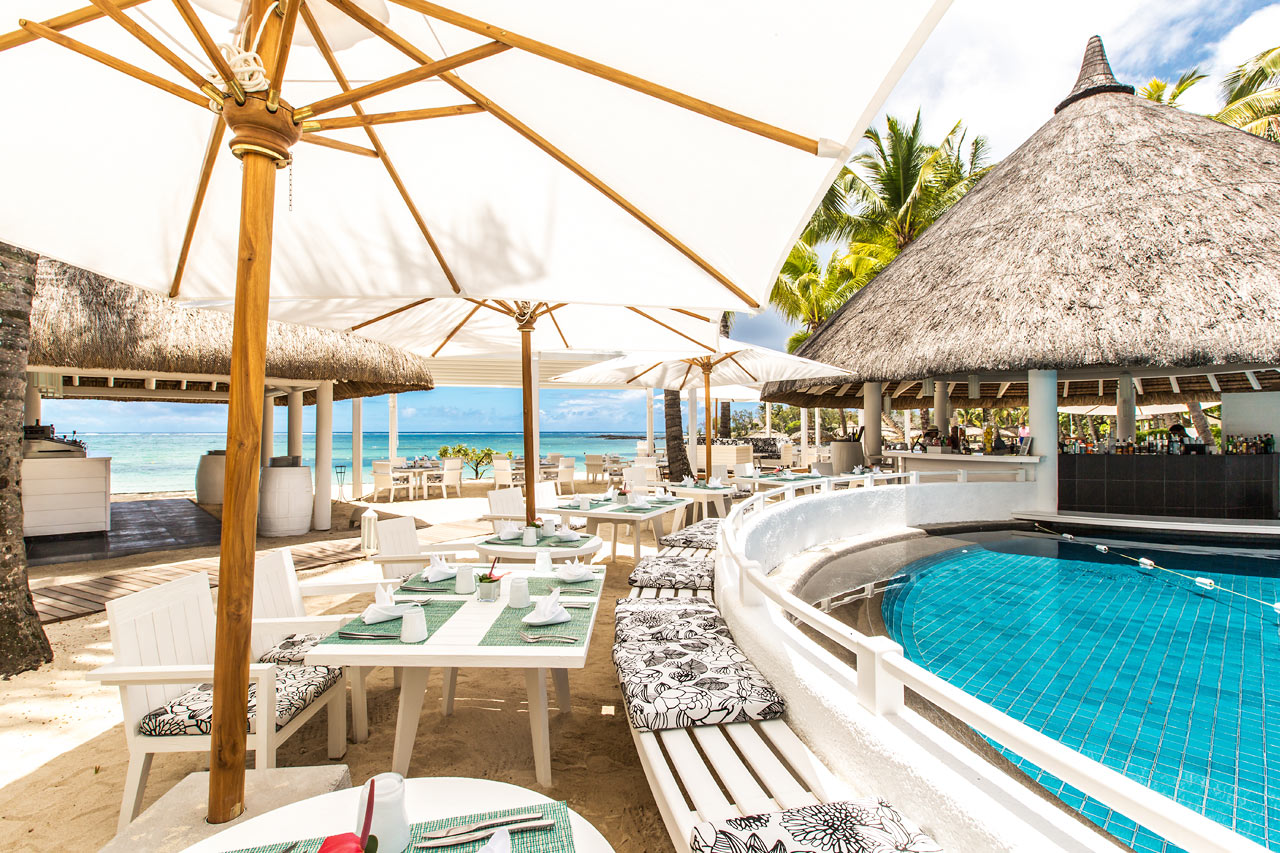 A la carte-restaurant ved stranden