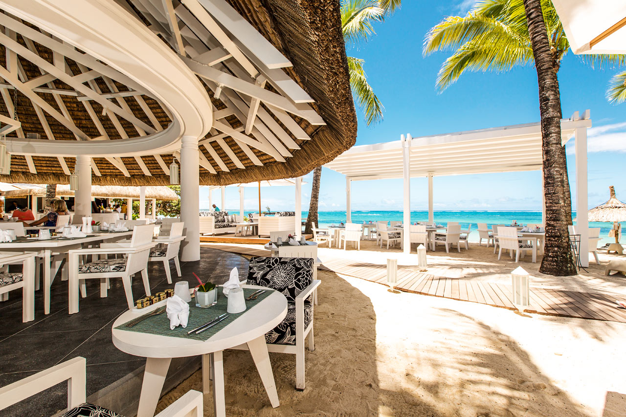 A la carte-restaurant ved stranden