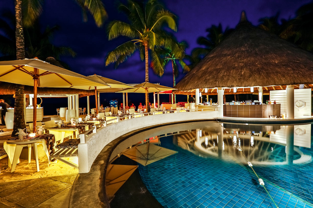 A la carte-restaurant ved stranden