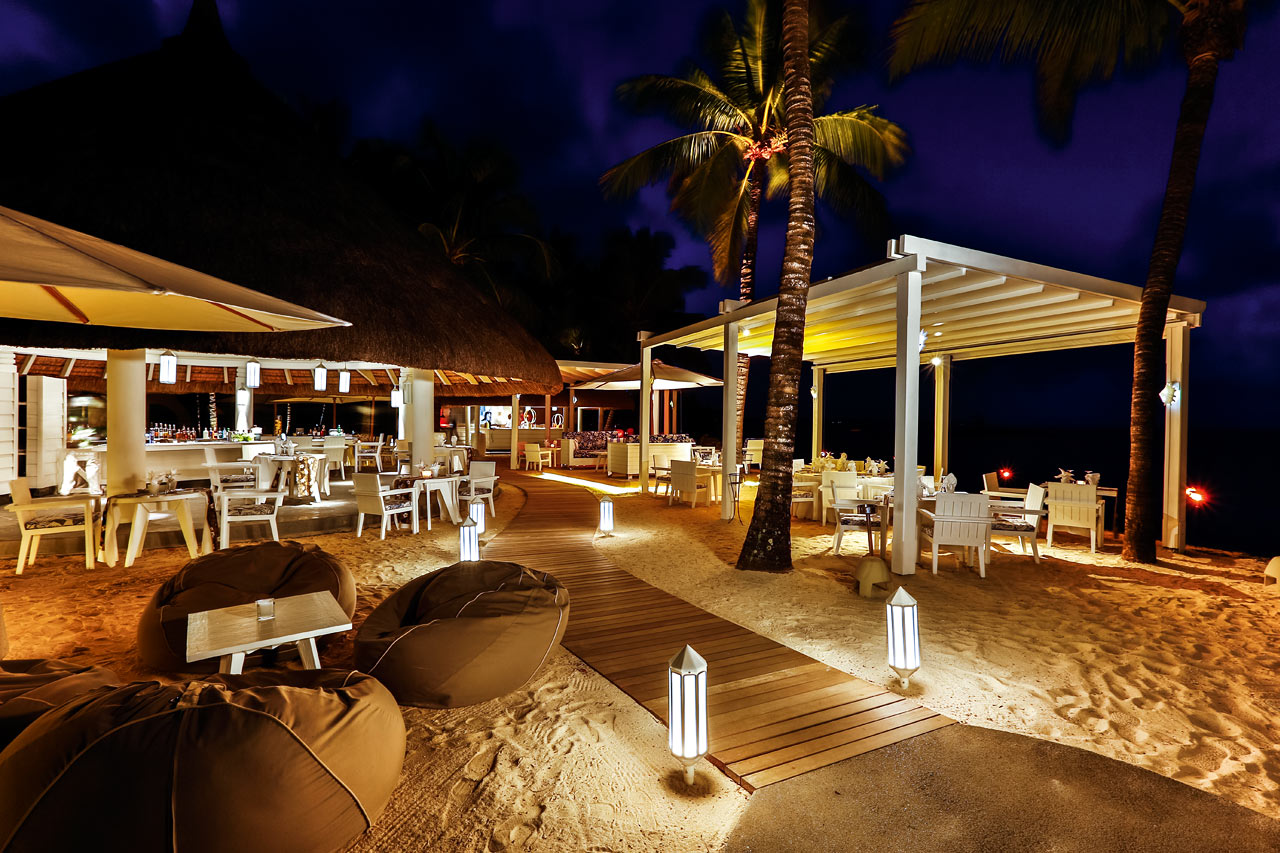 A la carte-restaurant ved stranden