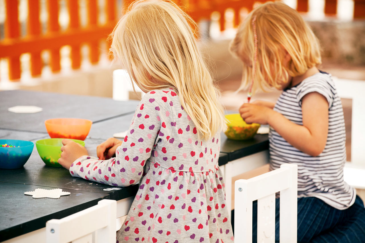 I Lollo & Bernies Mini Land er alle børn velkomne til at lege, male, hygge og se film.