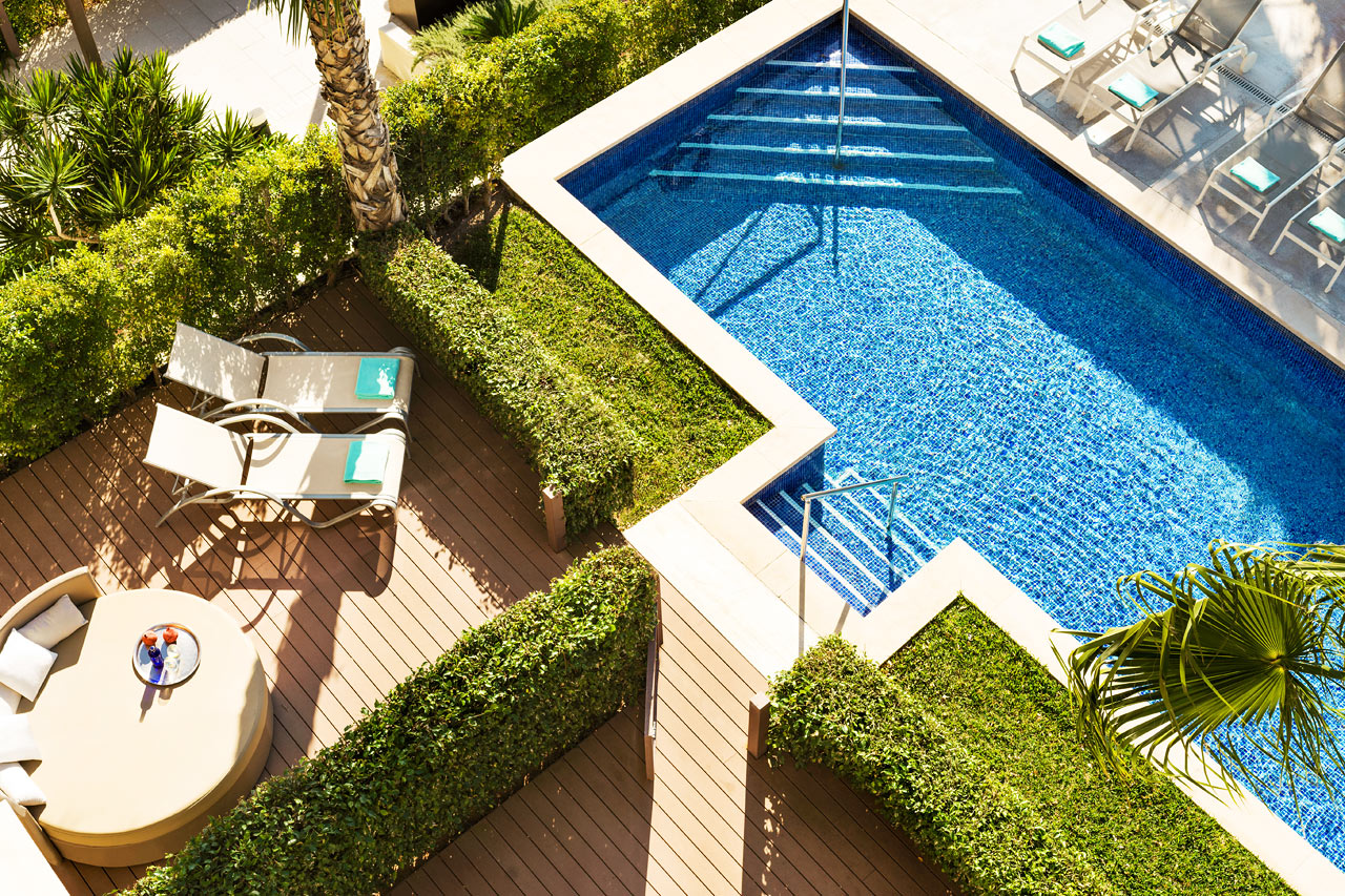 Juniorsuite med direkte pooladgang