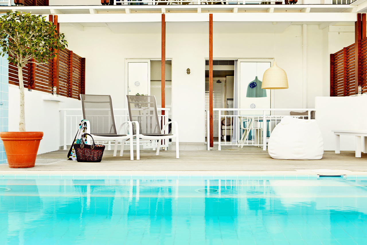 2-værelses Royal Pool Suite med terrasse og direkte pooladgang i Triton