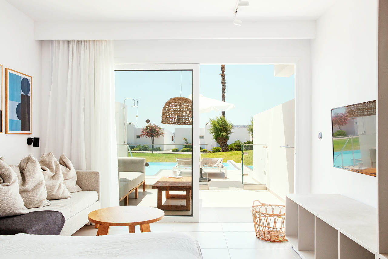 1-værelses Royal Pool Suite i Ariadne