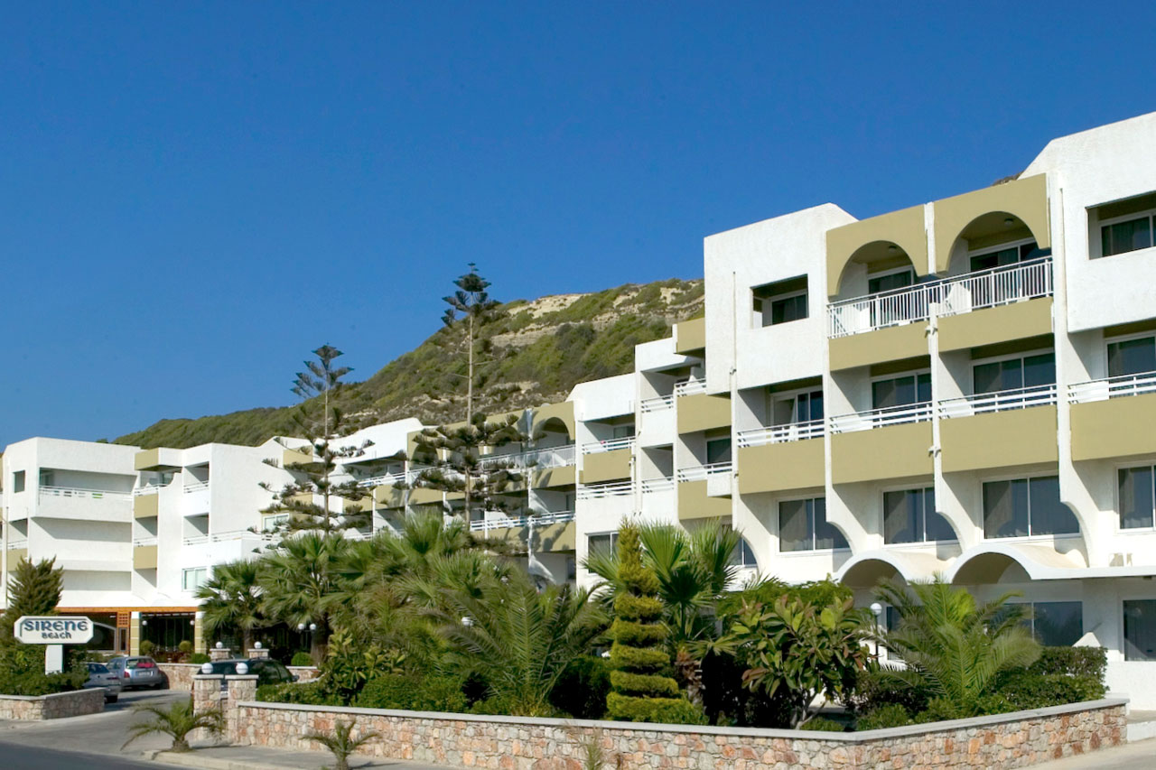 Sirene Beach Hotel i Rhodos vestkyst Spies Rejser