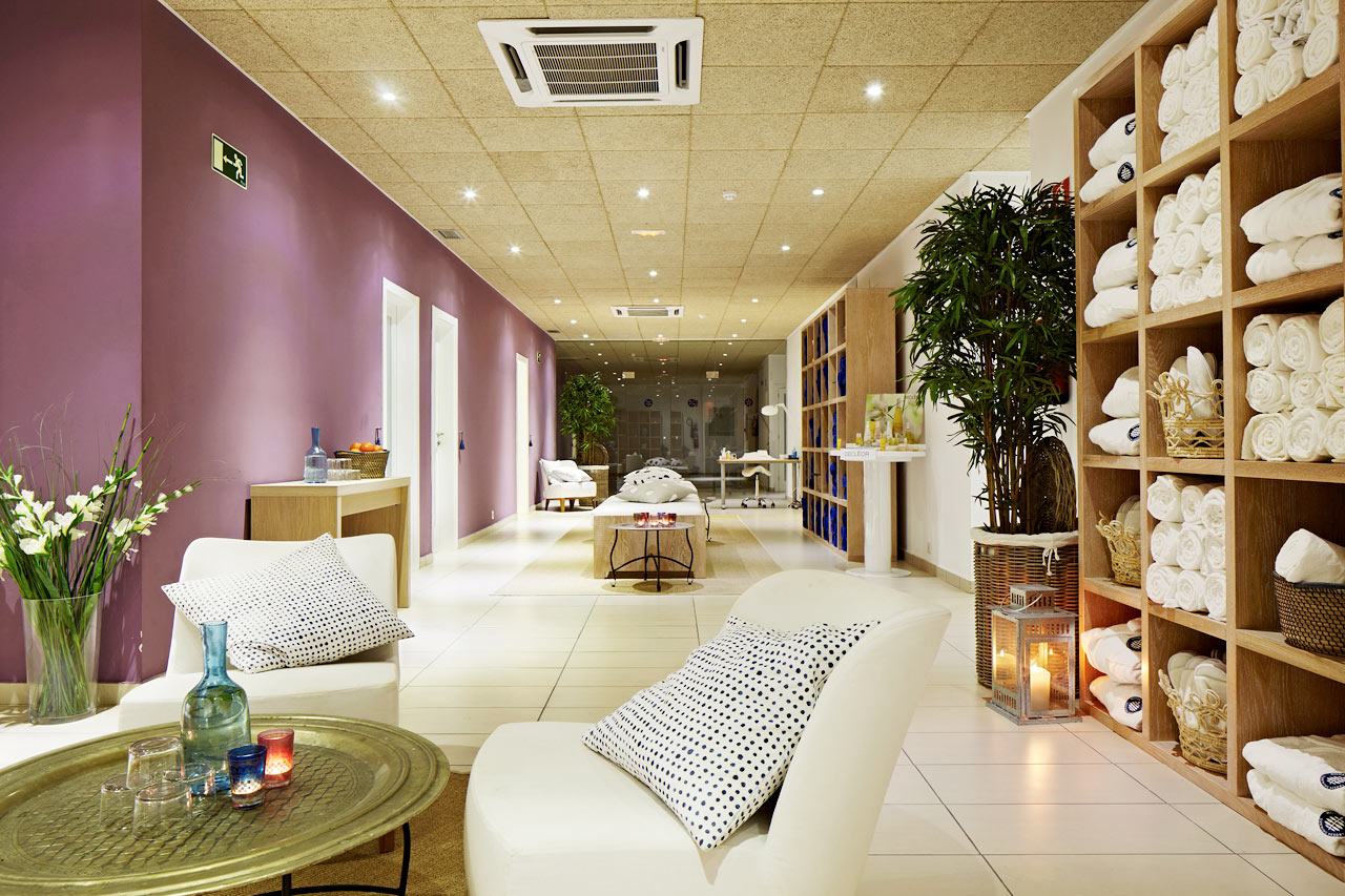 I hotellets spaafdeling kan du nyde flere forskellige behandlinger