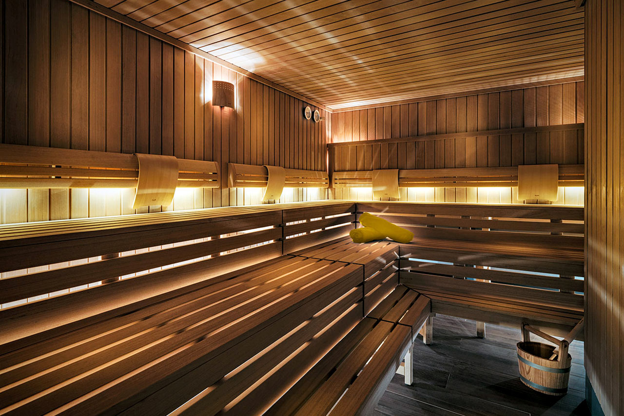 Saunaen i hotellets spaafdeling, Spa Ahemon