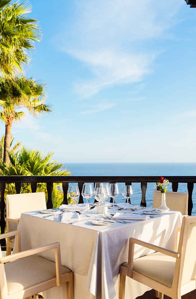 A la carte-restauranten med internationale retter