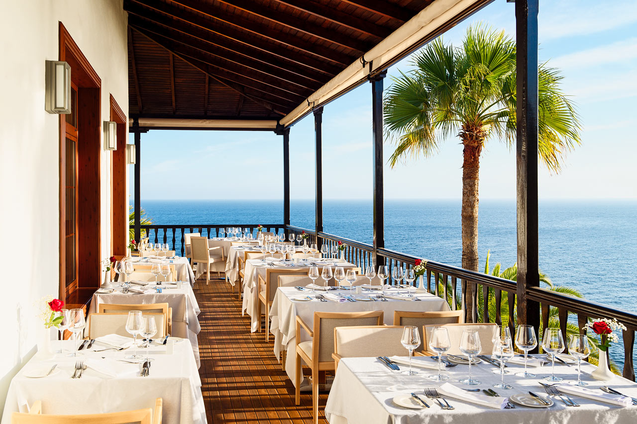 A la carte-restauranten med internationale retter