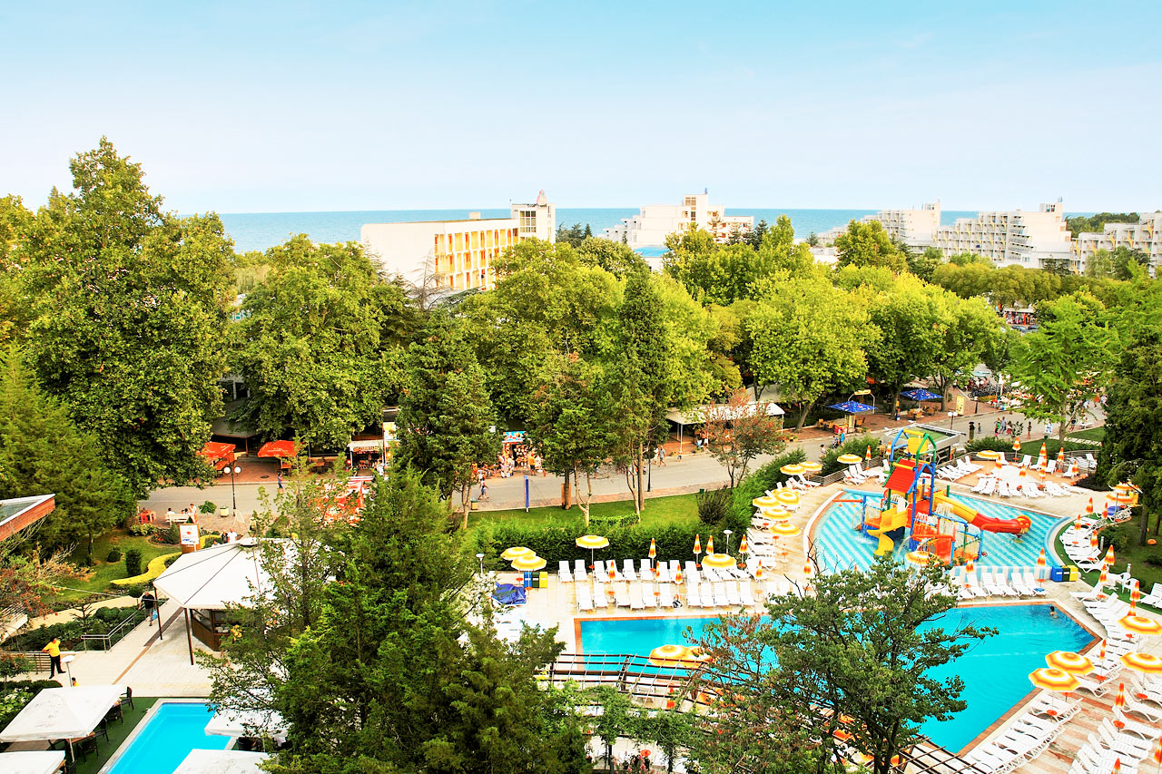 Poolområdet på Flamingo