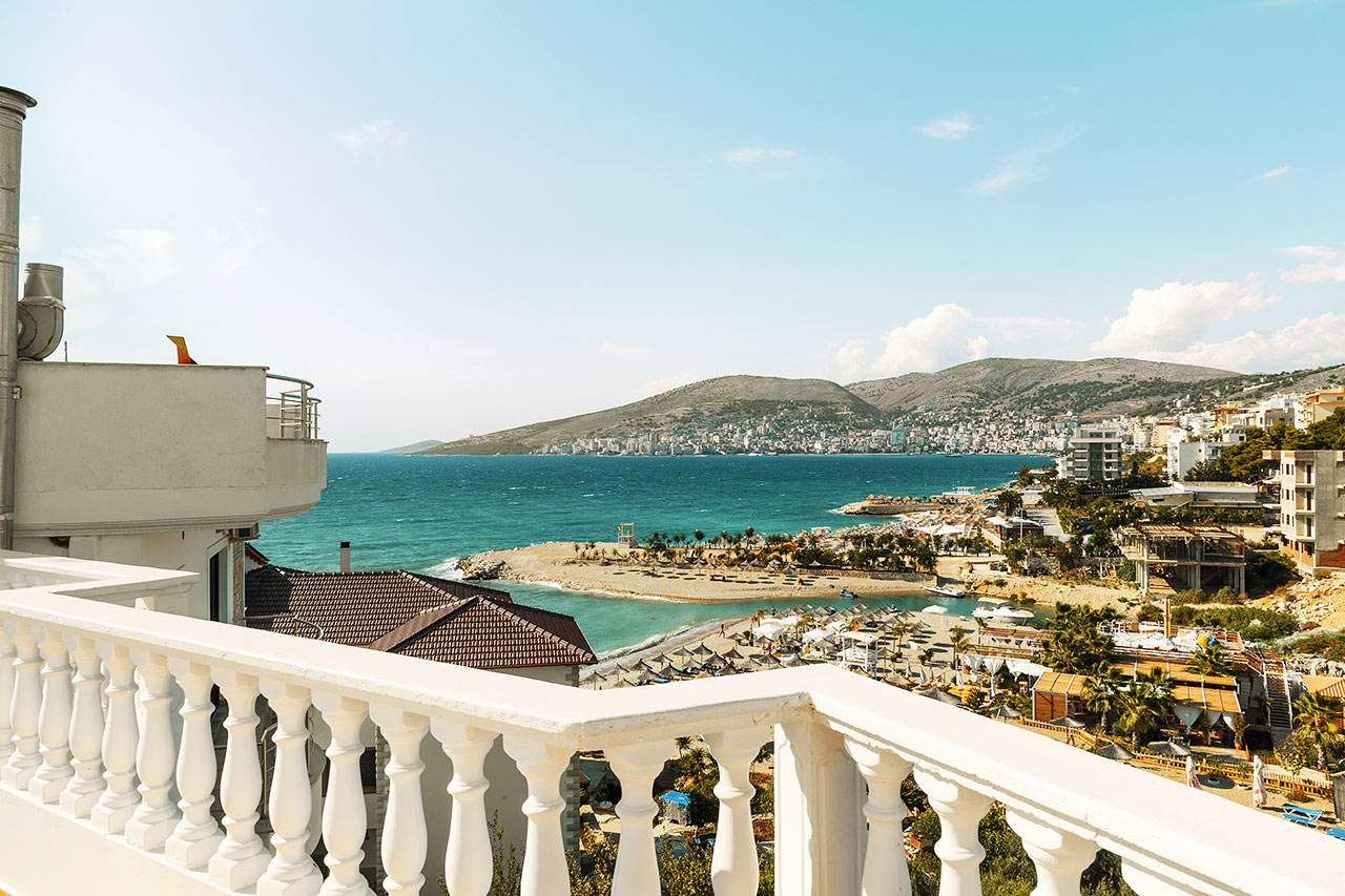 Hotellets tagterrasse